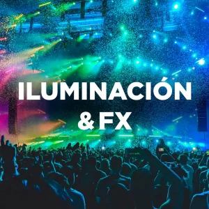 alquiler iluminacion fiesta