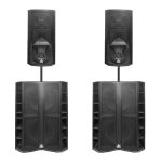 Pack 8 – 2 Altavoces Amate Audio X102FD + 2 Subgrave Amate Audio X218WFD